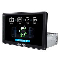 Android Car Radio - JOYING Android 8.1 4GB + 64GB 8" Single Din Car Stereo with 4G SIM Card Slot/Bluetooth/WiFi/DSP/SPDIF/Android Auto/Fast Boot/DVR/Rearview Camera/OBDII