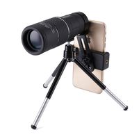 High Power Monocular Telescope,OUTERDO 10x40 Dual Focus BAK-7 Prism FMC Waterproof Monoculars with Cellphone Adapter and Durable Tripod for Bird Watching, Hunting, Camping, Hiking, Outdoor, Surveillan