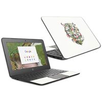MightySkins Skin Compatible With HP Chromebook 11 G6 11.6" (2018) - Jungle Tiger | Protective, Durable, and Unique Vinyl Decal wrap cover | Easy To Apply, Remove, and Change Styles | Made in the USA