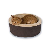 K&H Pet Products 3191 Thermo-Kitty Heated Pet Bed Small Mocha 16" 4W