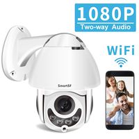 PTZ Camera Outdoor,1080P Full HD 360° Wireless Home Security Camera,2 Way Audio,Night Vision, Motion Detection, Support iOS/Android/Windows/Mac, SD Card Slot