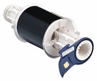 Brady 13544 PowerMark 50' Length x 4" Width, B-580 Vinyl Film, Black Indoor/Outdoor Tape