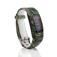 honecumi Replacement Bands Compatible with Garmin Vivofit 2 Watch Band Strap Bracelet-Colorful Soft Silicone Wrist Band Strap Accessory for Men & Women-Metal Clasp Bands-Free Size