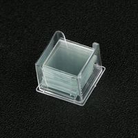 100pcs Pre-Cleaned 18x18mm Square Microscope Glass Cover Slips for Microscope Slides by DIY-Science