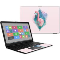 Mightyskins Skin Compatible with Hp 17t Laptop 17.3" (2017) - Flamingo Vice | Protective, Durable, and Unique Vinyl Decal Wrap Cover | Easy to Apply, Remove, and Change Styles | Made in The USA