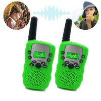 Fun Toy Toys for 4-5 Year Old Boys, Long Range Walkie Talkies for Kids Outdoor Toys Games Gifts for 3-12 Year Old Boys Girls Birthday Presents (Green)