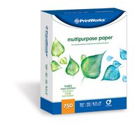 Printworks Multipurpose Paper, 20 Pound, 92 Bright, 750 Sheets, 8.5x11 Inches (00009)