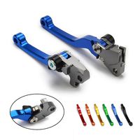 AnXin CNC Billet Pivot Brake Clutch Levers For YZ125/250 15-19 YZ250F 09-19 YZ125X 17-19 YZ250X 16-17 YZ450F 09-19 YZ450FX 19 Blue