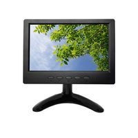 iChawk W070PN-26/7'' inch 1024x600 16:9 Widescreen Built-in Speaker Portable Mini Monitor LCD Screen PC Display for Medical Industrial Equipment, Microscope, Raspberry Pi 3 with AV BNC HDMI VGA