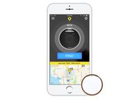 Pebblebee Key Finder Phone Finder Bluetooth Tracker with Replaceable Battery, 200 Feet Range, Amazon Alexa Integrated Skill, Stainless Steel, LED Light, Key Ring Included, Rose Gold