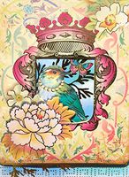 Punch Studio Die-cut Window Mini Pocket Notepad - Crown Bird 59665