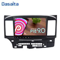 Dasaita 10.2 Inch Android 9.0 Car Stereo for Mitsubishi Lancer with Factory Rockford System 2008 to 2017 GPS Navigation Radio
