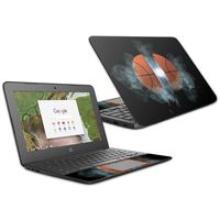 MightySkins Skin Compatible With HP Chromebook 11 G6 11.6" (2018) - Basketball Orb | Protective, Durable, and Unique Vinyl Decal wrap cover | Easy To Apply, Remove, and Change Styles | Made in the USA