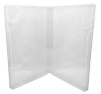 CheckOutStore 50 Clear Storage Cases 21mm for Rubber Stamps/w Tabs (No Hub)