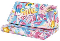 iscream Chill Plush Folding Tablet & Laptop Stand with Keyboard Shelf