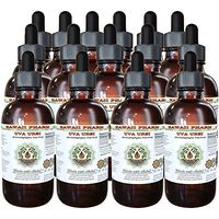 Uva Ursi Alcohol-Free Liquid Extract, Organic Uva Ursi (Arctostaphylos Uva-Ursi) Dried Herb Glycerite Natural Herbal Supplement, Hawaii Pharm, USA 15x4 fl.oz