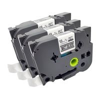 P Touch Label 3Pack TZ M941 TZo M941 TZe Labeling Tape Cartridge Label Orison Black on Matte Silver Compatible with Brother Label Maker Tape 18mm 3/4 Inches 26.2ft Cassette Refills