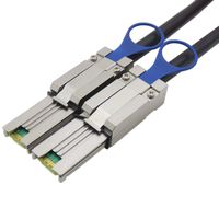 CableDeconn Mini SAS26P SFF-8088 to SFF-8088 External Cable Attached SCSI (2M, 8088 to 8088)