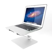 Adjustable Laptop Stand,Vaydeer Aluminum Laptop Notebook Stand Ergonomic Eye-Level Laptop Riser Desktop Holder Book Stand Multi-Angle Computer Stand Mount for Home & Office Desks