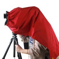eTone Red Black Professional Focusing Dark Cloth For 4x5 Large Format Camera Warpping Protection