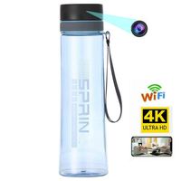 Hidden Spy Camera, HD 4K Water Bottle Portable WiFi Camera, Video Recorder Support Motion Detection (Orange)