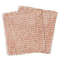 REDECKER Copper Cleaning Cloth, Set of 2, Durable and Non-Abrasive Scrubber, Machine Washable, Made in The Netherlands