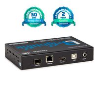 Brightlink 4K HDMI+USB KVM Extender Over IP/Fiber with Built in Video Wall Feature - Transmitter ONLY