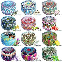 XYUT Scented Candles Gift Set, 100% Natural Soy Wax Travel Tin Candles for Stress Relief and Aromatherapy Relaxation, 12 x 2.5 Ounce Tins