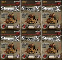 Shogun X Male Enhancing Performance Pill The New Most Effective Amplifier for Performance, Energy, and Endurance (6 Pill, White)