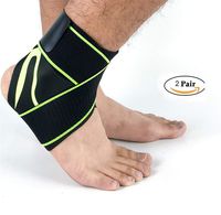 ZPPLD Ankle Support Brace,Adjustable Ankle Brace,Tendonitis,Sports Running Men Women,XL