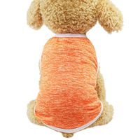 Howstar Pet Shirt, Classic Dog T Shirts Summer Clothes for Puppy Vest Pet Apparel Tank Top (Orange, S)