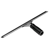 18" Stainless Steel Window Squeegee, Black, 1/Each