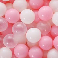 PlayMaty Play Ball Pit Balls - 2.36inches Phthalate&BPA Free Plastic Ocean Colour Balls for Kids Toddlers and Babys for Playhouse Play Tent Playpen Pool Party Decoration Pack of 70 (Pink)