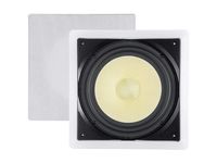 Monoprice Fiber in-Wall Speaker - 10 Inch (Each) 300W Subwoofer, Easy Installation and Paintable Grill - Caliber Series