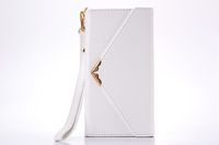 Galaxy S7 Edge Leather Wallet Case,Gostyle Samsung Galaxy S7 Edge Premium Vintage White Flip Case Envelope Women Purse Handbag Magnetic Folio Cover with Card Holder Wrist Strap and Photo Frame