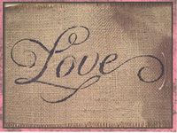 Michael's Inspirational Set of 6 Blank Notecards ~ Love (3.75" x 5"; White Envelopes)