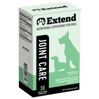 Extend - Joint Care for Dogs - 1 Month Supply - Glucosamine for Dogs with MSM & Ascorbic Acid - Pure Grade Ingredients - 100%