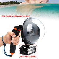 Sports Camera Waterproof Dome Port Camera Diving Lens Cover for Gopro Hero 5/6/7