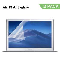 2 Pack Anti Glare Screen Protector Compatible with 2017 or Older MacBook Air 13 Model A1369 and A1466 (Matte)
