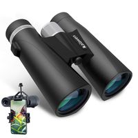 [2019 Upgraded] Binoculars with Night Vision(Low Light) Kalawen 10x42 Binoculars for Adults Compact Waterproof Fogproof Binoculars for Bird Watching Concert Theater Opera Stargazing Hunting Traveling