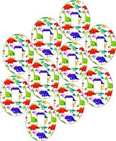 Dexcom G6 Precut Dinosaur Design Adhesive Patches - 10 Pack