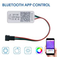 KORJO Bluetooth Controller App Control for Dream Color Led Strip Light with Chasing Effect RGB Rope Light (WS2811 WS2812B SK9822 etc.) 1024 Pixels DC5V-12V
