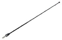 AntennaMastsRus - 12 Inch Black Short Antenna is Compatible with Ford F-150 (1975-2008) - Spiral Wind Noise Cancellation - Spring Steel Construction - Stainless Steel Threading