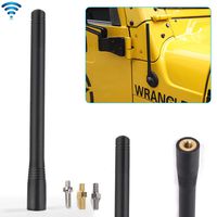 JeCar 7.5Inch Stubby Reflex Short Antenna Replacement TJ JK JL F150 Accessories Metal ABS Antenna Designed for Optimized FM/AM Reception for 1995-2019 Jeep Wrangler TJ JK JL Ford F150