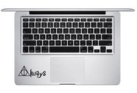 Harry Potter Always Deathly Hallows Keyboard Trackpad Macbook Decal Vinyl Sticker Apple Mac Air Pro Retina Laptop sticker