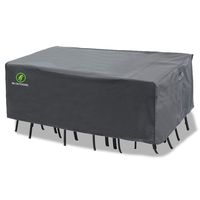 Patio Table Covers for Outdoor Furniture, UV Resistant Waterproof Snow Protection for Rectangular/Oval Dining Tables, 74 x 47 x 27.5 inches, Grey