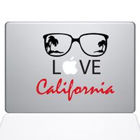 The Decal Guru Love California MacBook Decal Vinyl Sticker - 13" MacBook Air (0212-MAC-13A-NA)