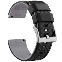Ritche 23mm Silicone Watch Bands Quick Release Rubber Watch Bands for Men