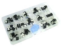 WINGONEER 70PCS 14 Values Three Terminal Positive Negative Voltage Regulator Transistor Kit T0-220