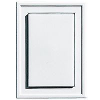 Builders Edge 130130001001 Mounting Block, White